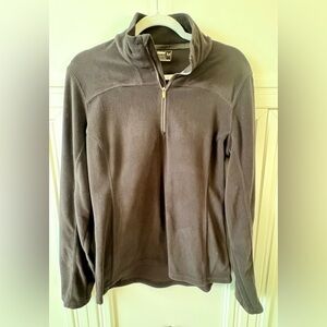 ⚫️ WOMENS BLACK ALPINE 1/2 ZIP FLEECE - SIZE MEDIUM ⚫️